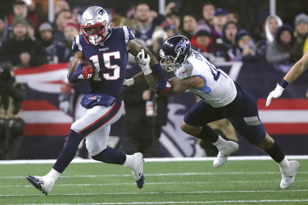 Patriots wide receiver N'Keal Harry